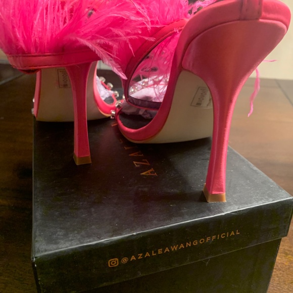 Azalea Wang Pink 7.5 heels - Picture 4 of 6